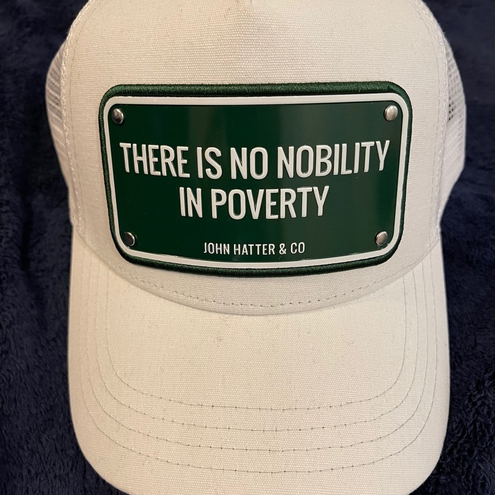 White Trucker hat